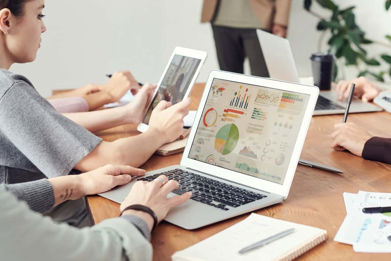 Análise financeira no dashboard Budgetly